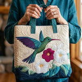Käsityölaukku – Kolibri ja Valkoinen Kukka